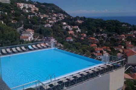 Appt 5 Personnes Vue Mer Piscine Costa Plana Cap D'Ail Monaco Экстерьер фото